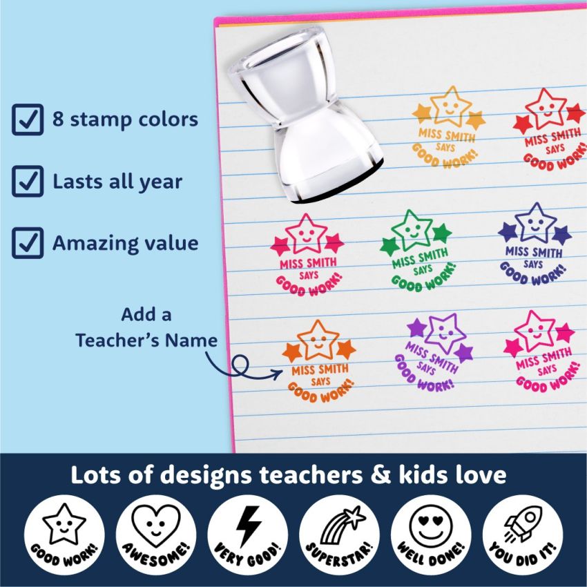 Teacher's Stamp & Ink Pad Set gallery image №1