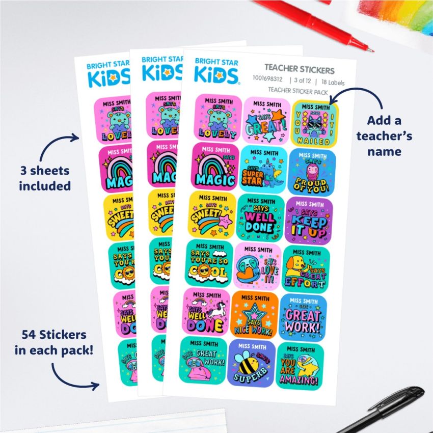 Teacher Sticker Pack