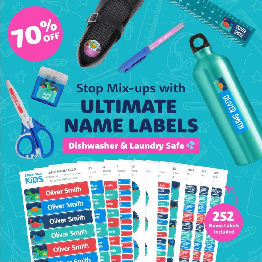 Ultimate Sticker Name Labels Kit