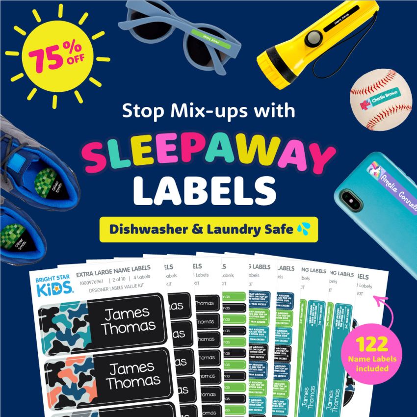 Sleepaway Camp Name Label Pack product preview image