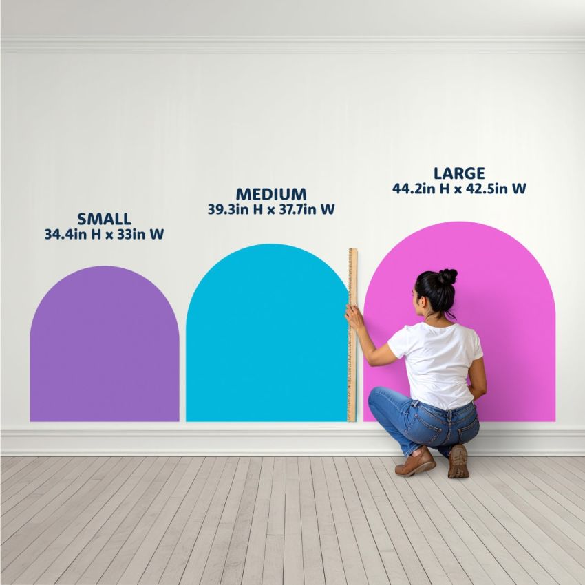 Wide Arch Wall Stickers