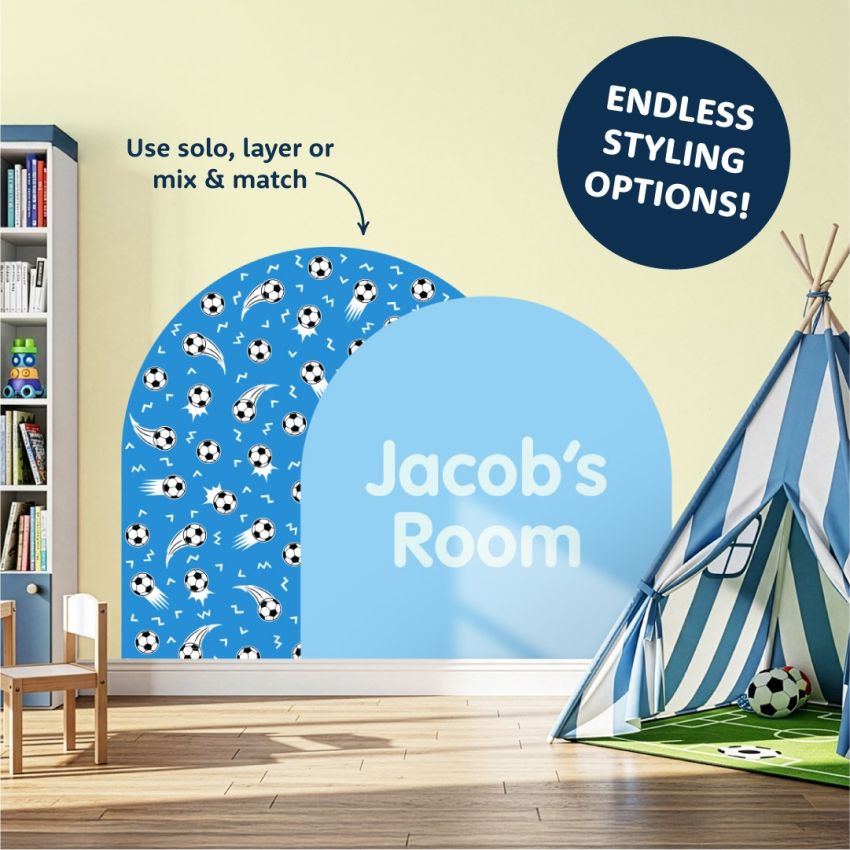 Wide Patterned Arch Wall Stickers