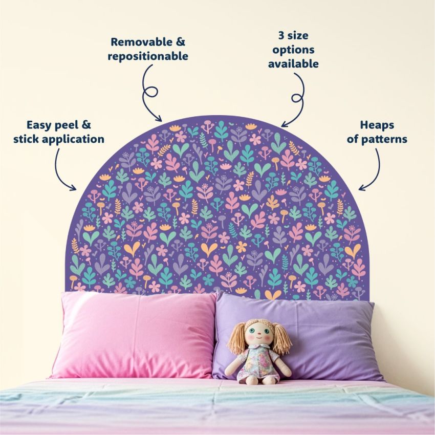 Wide Patterned Arch Wall Stickers
