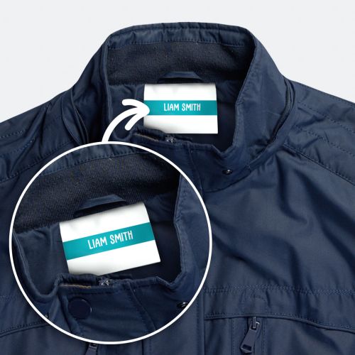 Large Wrap & Stick Clothing Name Labels