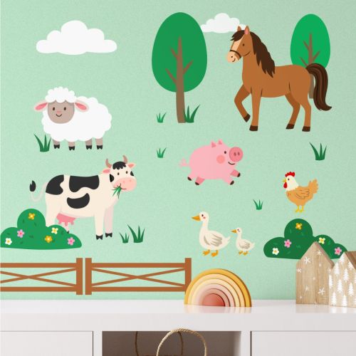 Farm Animal Wall Stickers