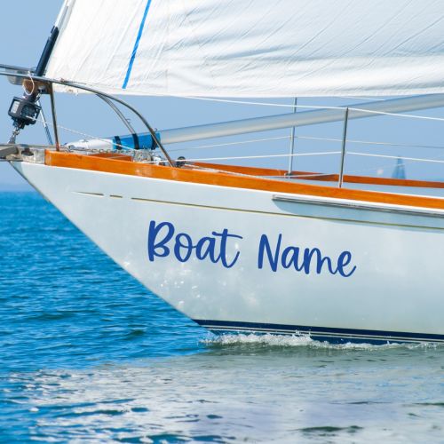 Boat Vinyl Lettering