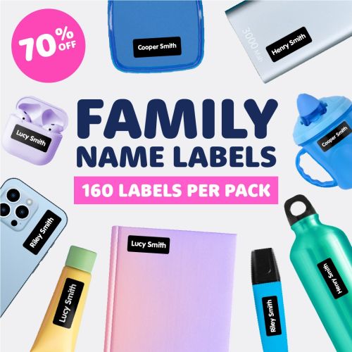 Family Name Labels Value Kit