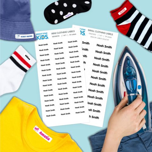 Iron On Name Labels Value Kit