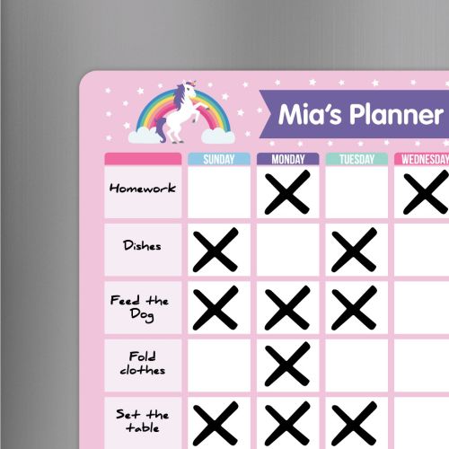 Dry Erase Routine Planner Poster