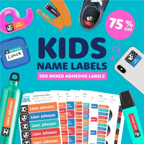 Kids Name Labels Value Kit