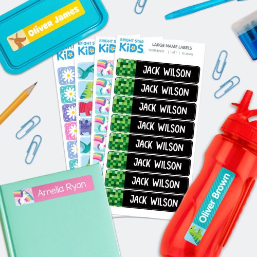 Large Stick On Name Labels