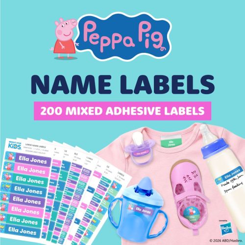 Peppa Pig Kid's Name Label Kit