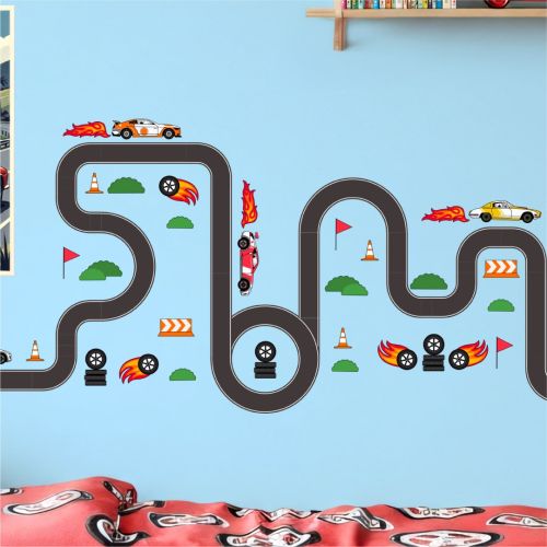 Race Track Wall Stickers