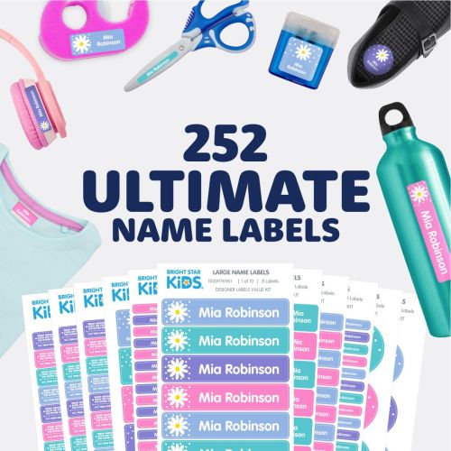 The Ultimate Sticker Name Labels Pack