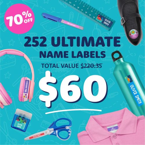 Ultimate Sticker Name Labels Kit